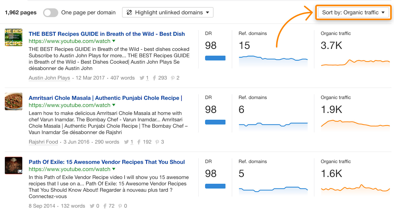 8 ahrefs content explorer