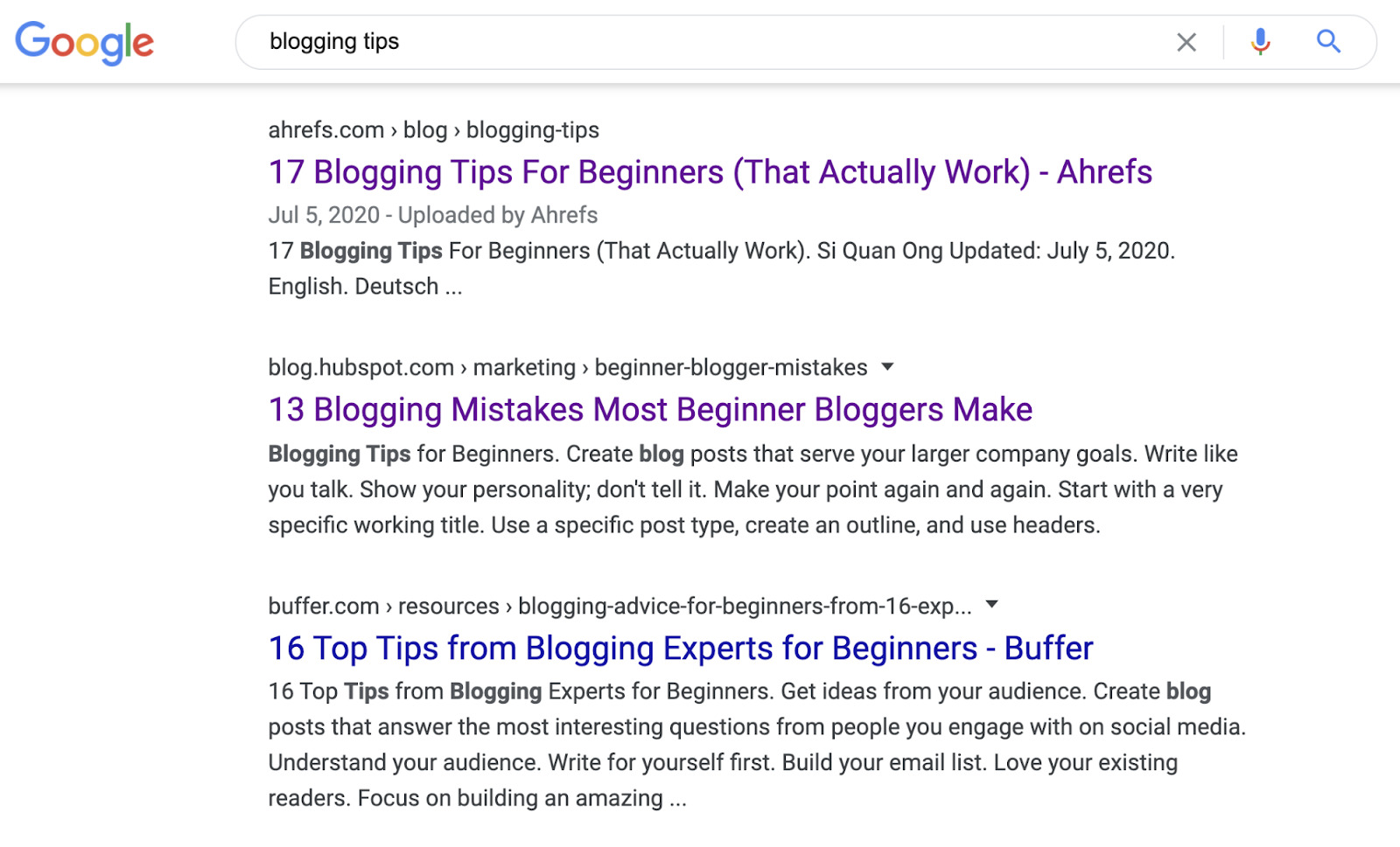 13 dicas de blogs serps