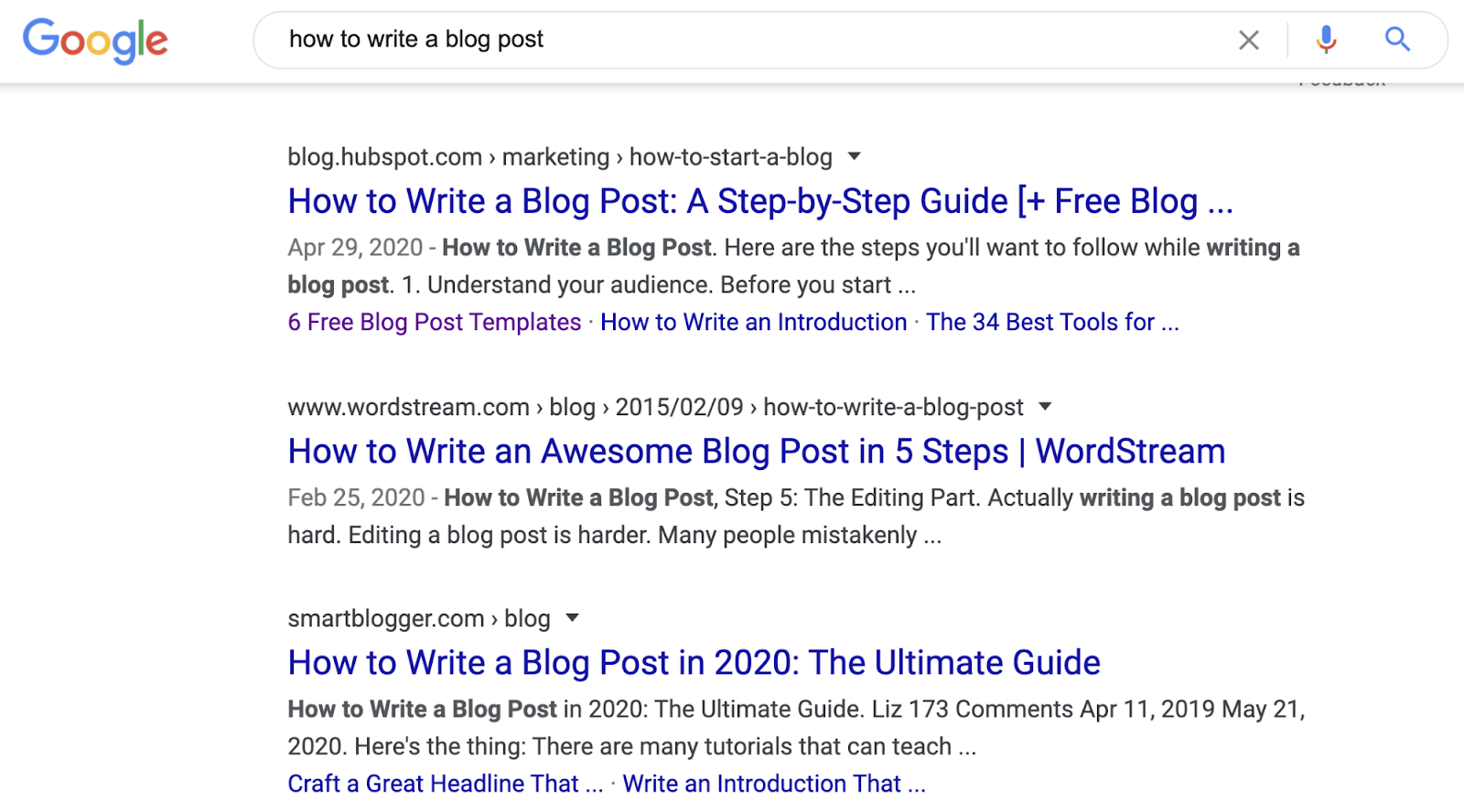 14 como escrever um post de blog serp