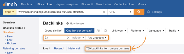 Link Building Case Study: How We Built Backlinks With a 'Stats' Page ...