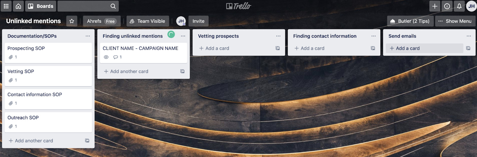 6 trello board