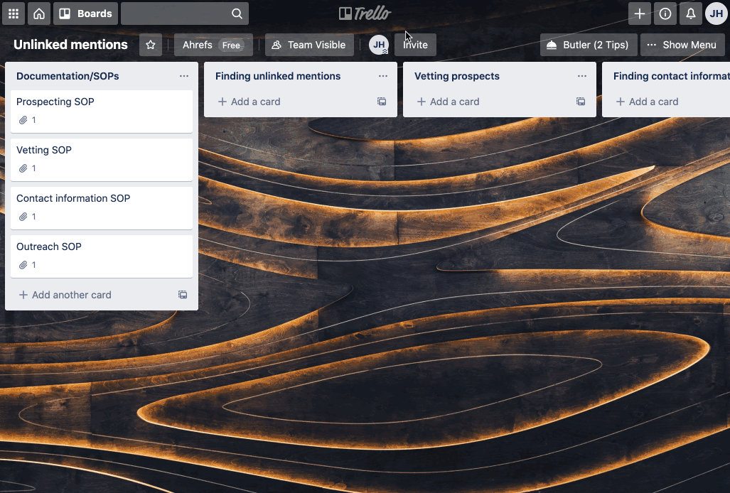 7 trello board task