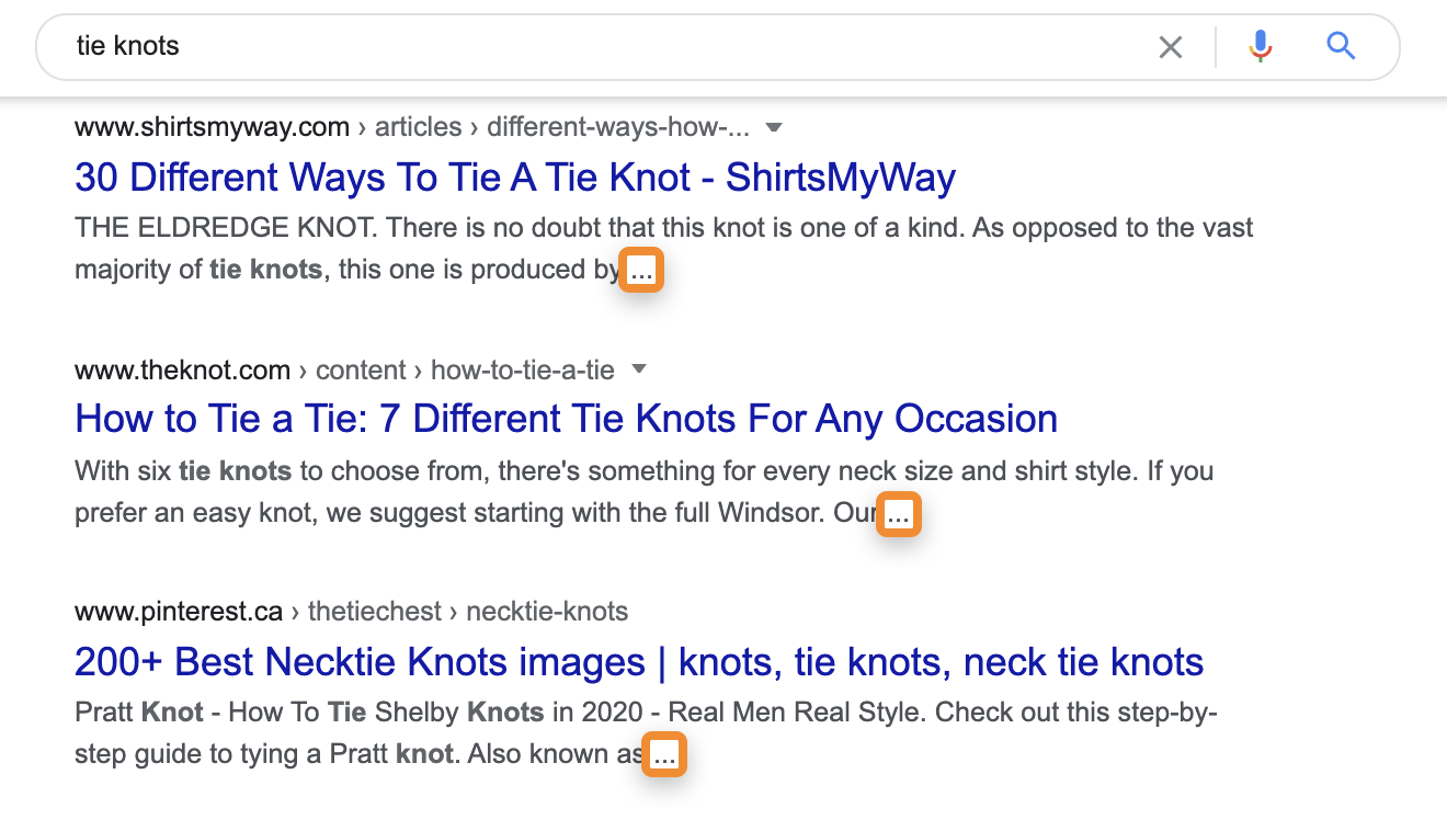 10 tie knots snippets