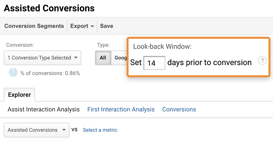 8 attribution window