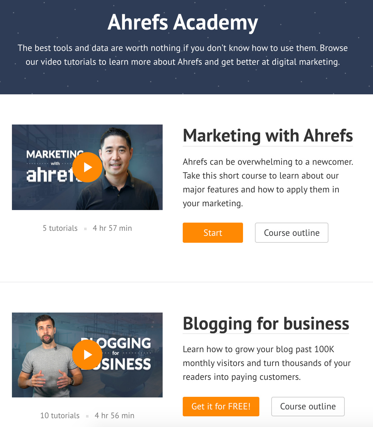 ahrefs academy