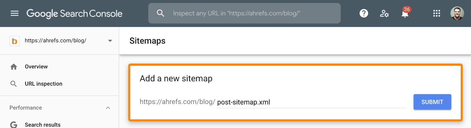 13 sitemap search console