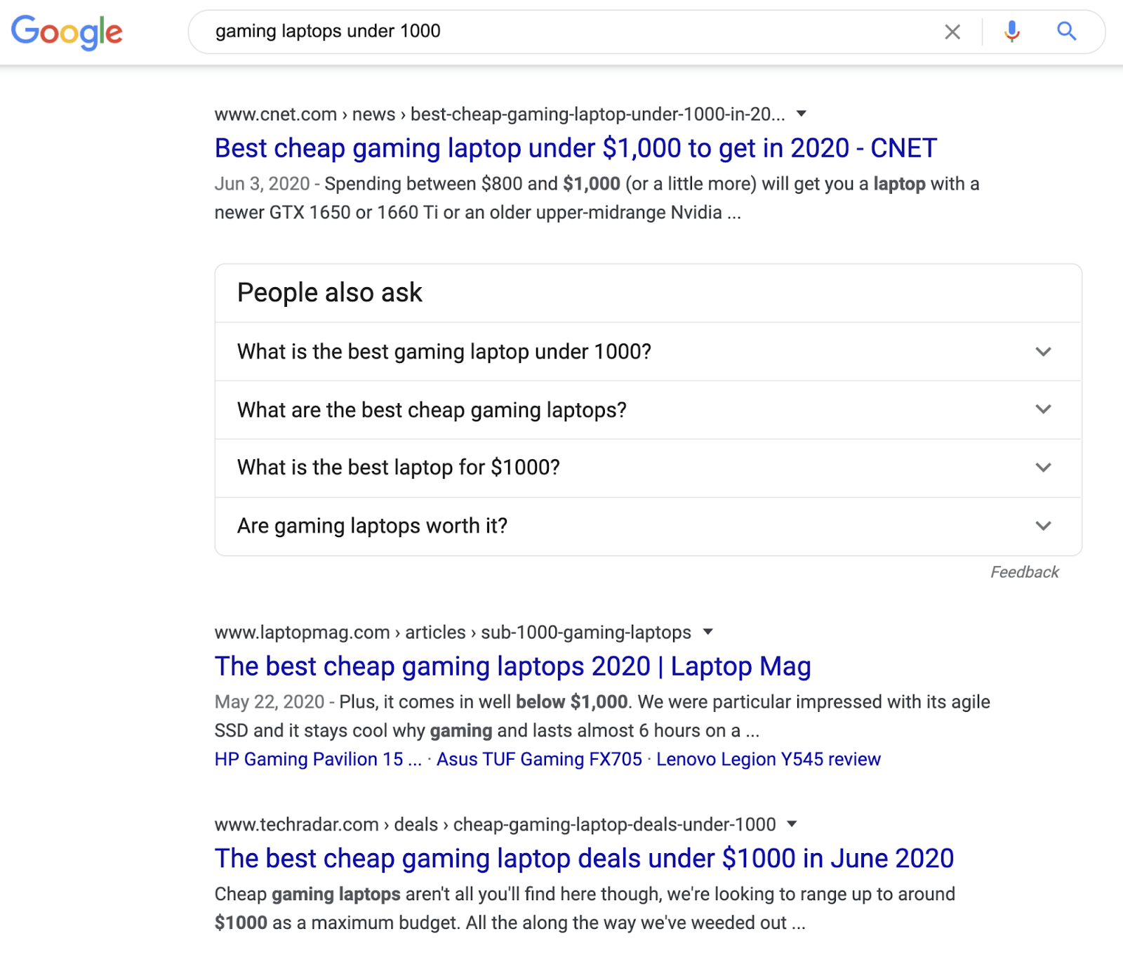 35 gaming laptops under 1000 intent