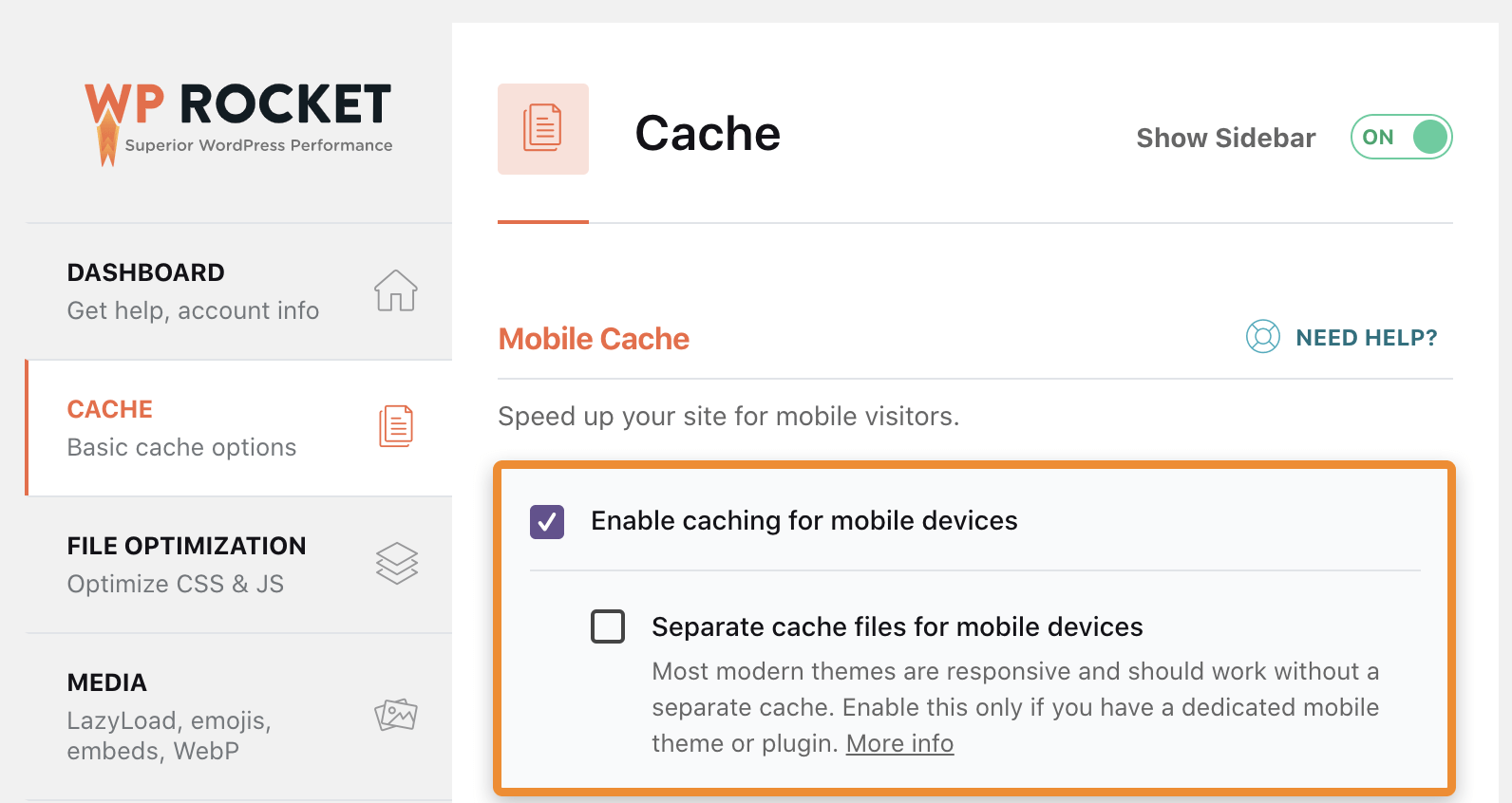 7 wp rocket caching