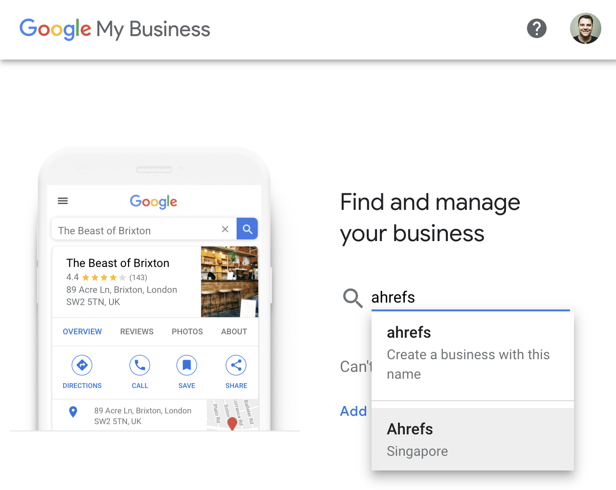 adding owners to google my business profile