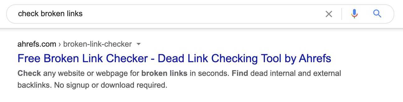 4 check broken links meta description