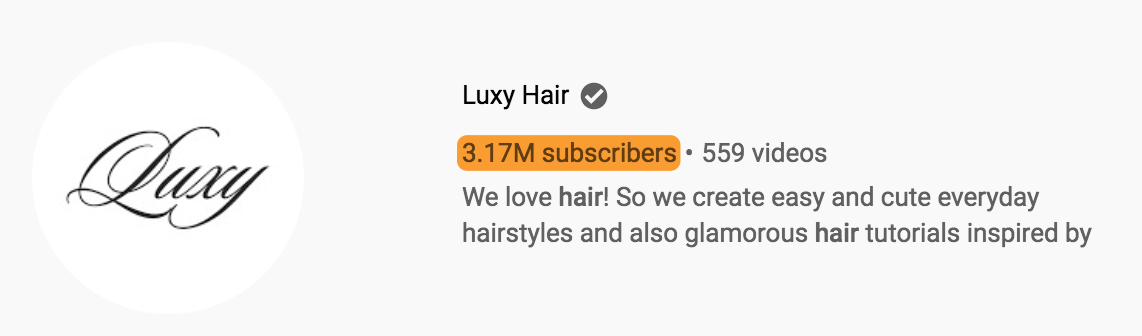 4 luxy hair subscribers