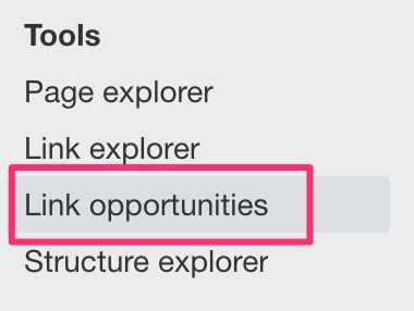 Find Internal Linking Opportunities with Ahrefs Tools