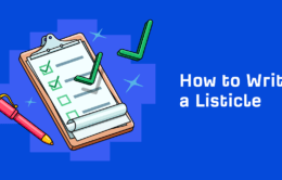 how to write a listicle