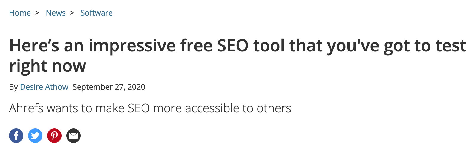 SEO tool