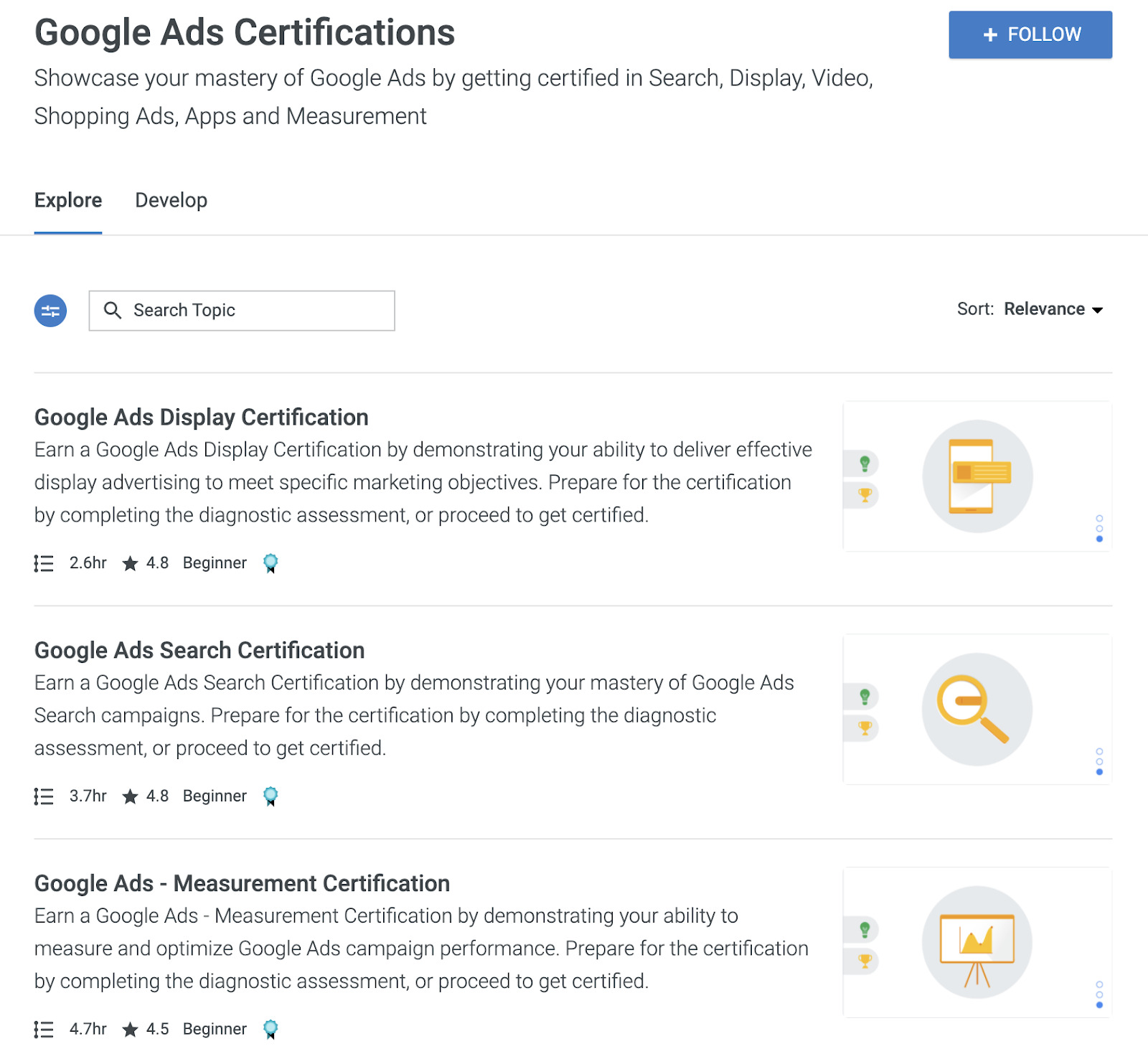 List of Google Ads certifications