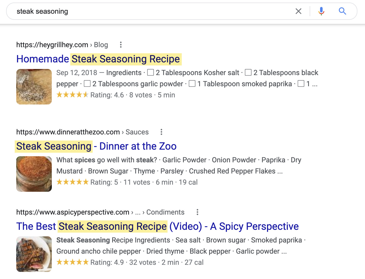 Steak Seasoning - Dinner at the Zoo