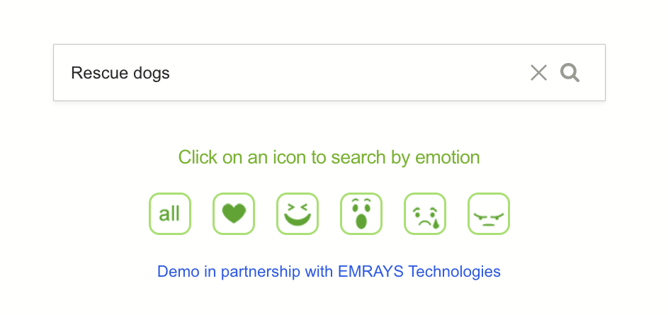 Emoticons below text field 