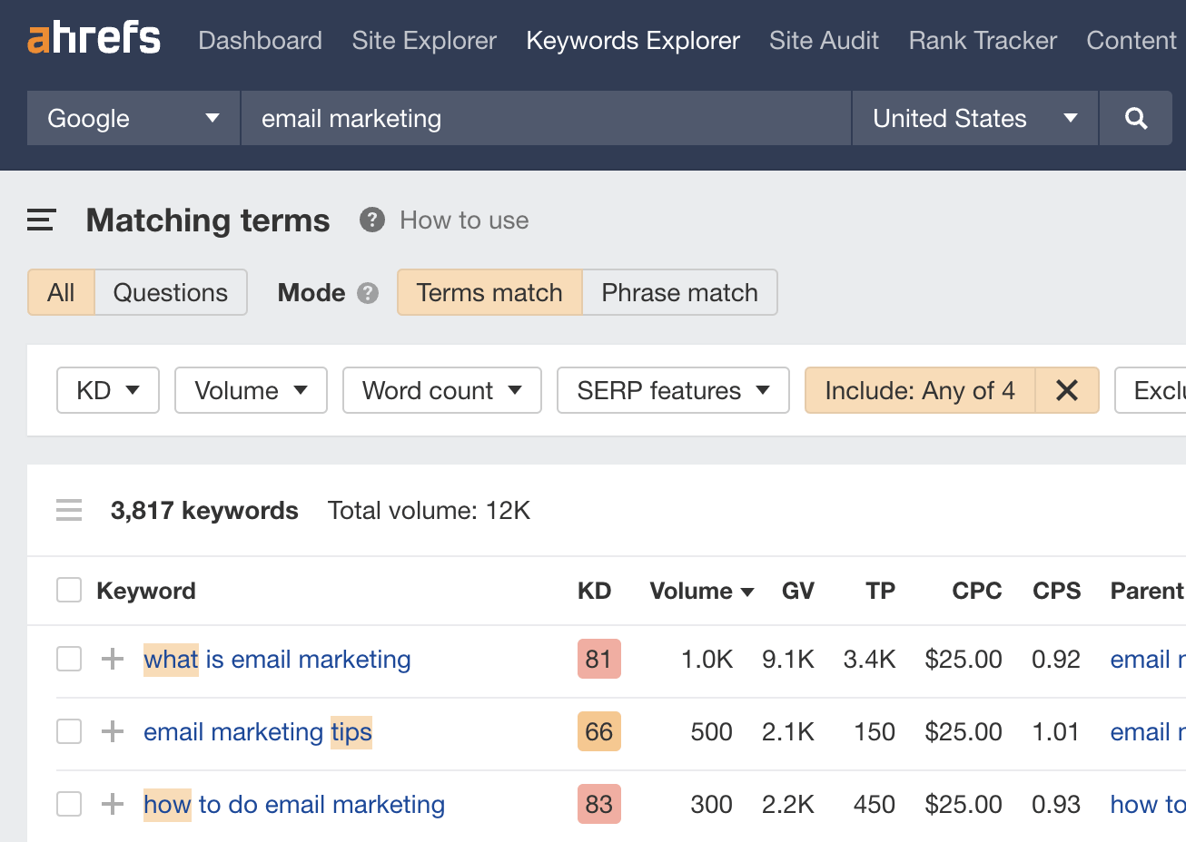 1-matching-terms-report