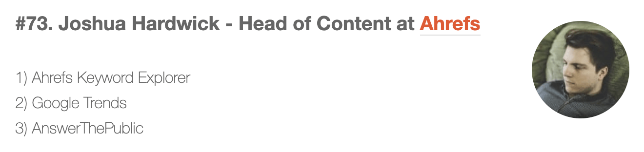 Joshua Hardwick featured in an expert roundup