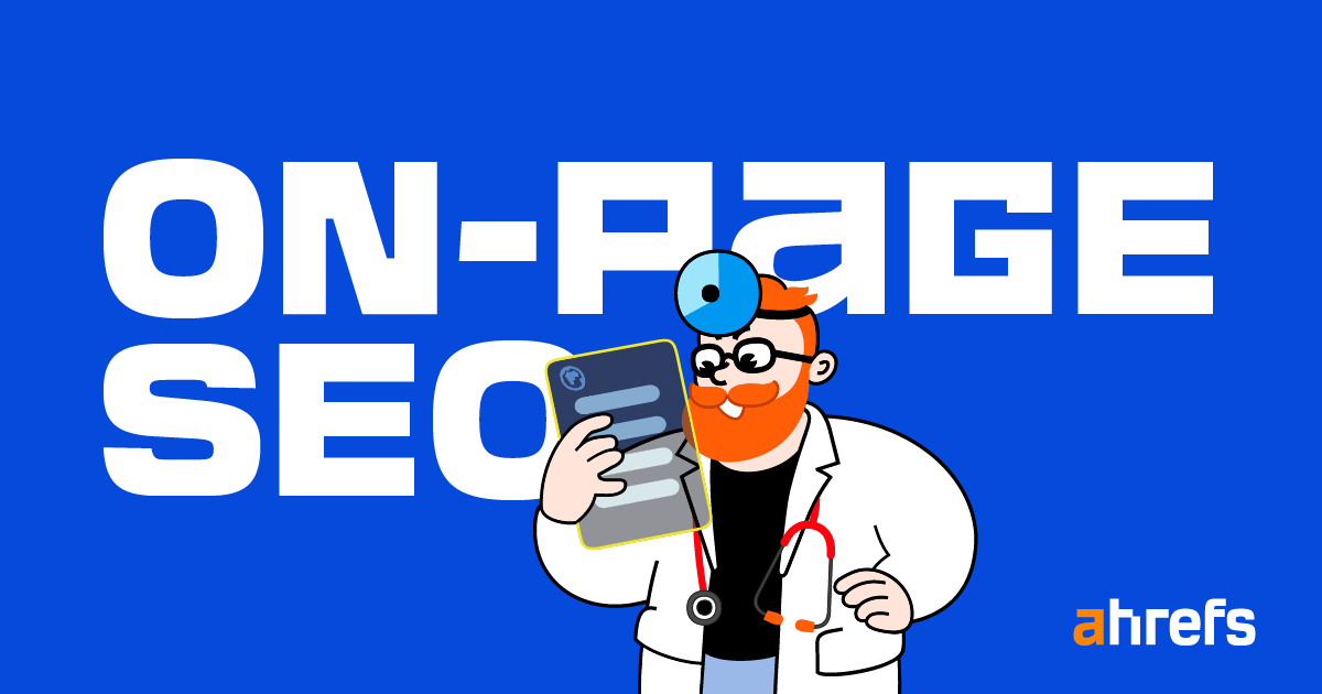 ahrefs on page seo