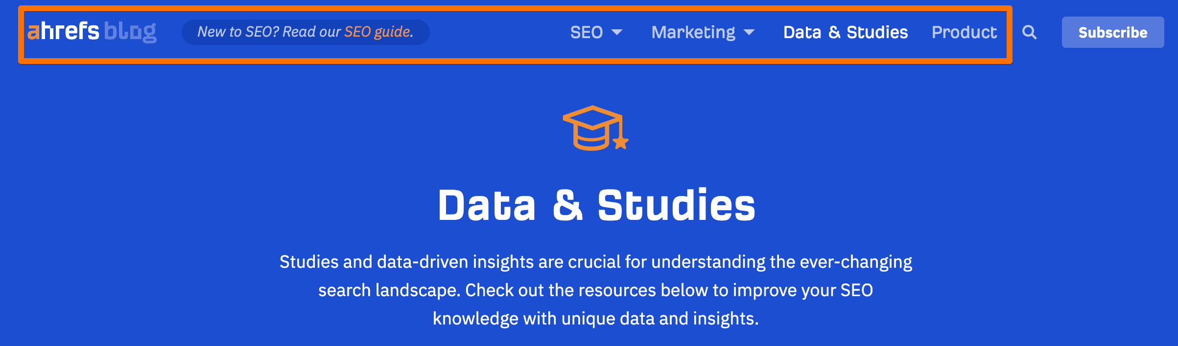 Sitewide links on Ahrefs blog