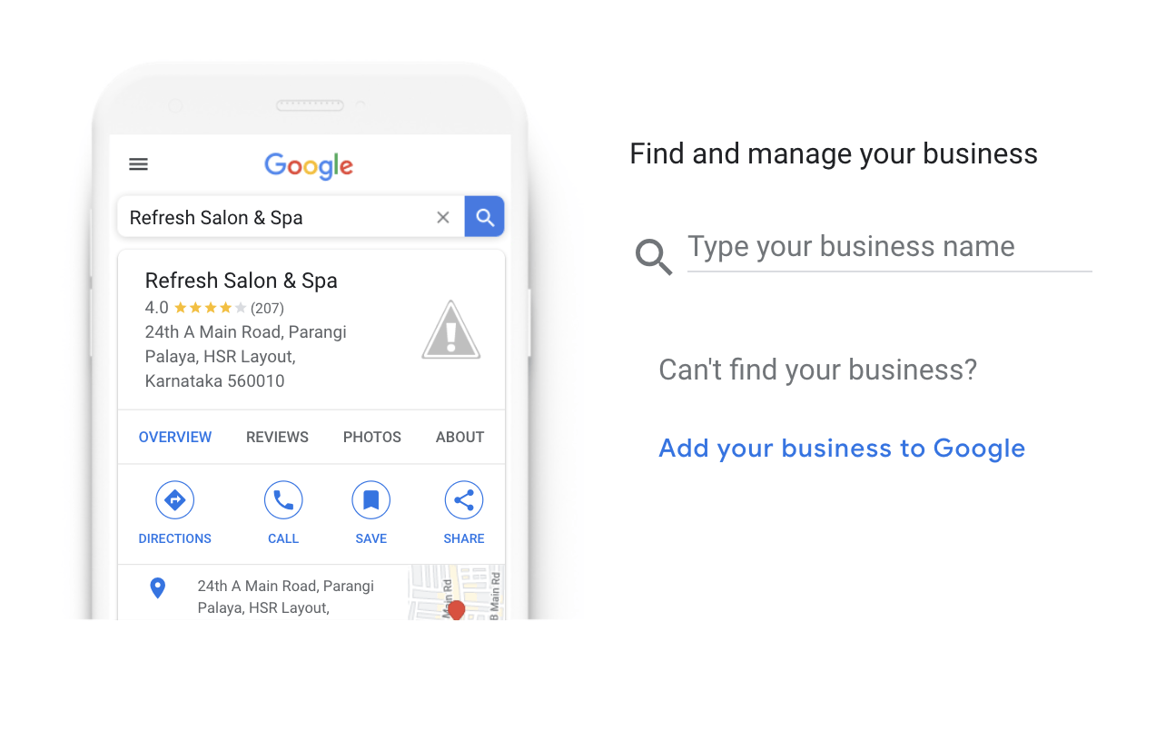 add or manage your google business profile