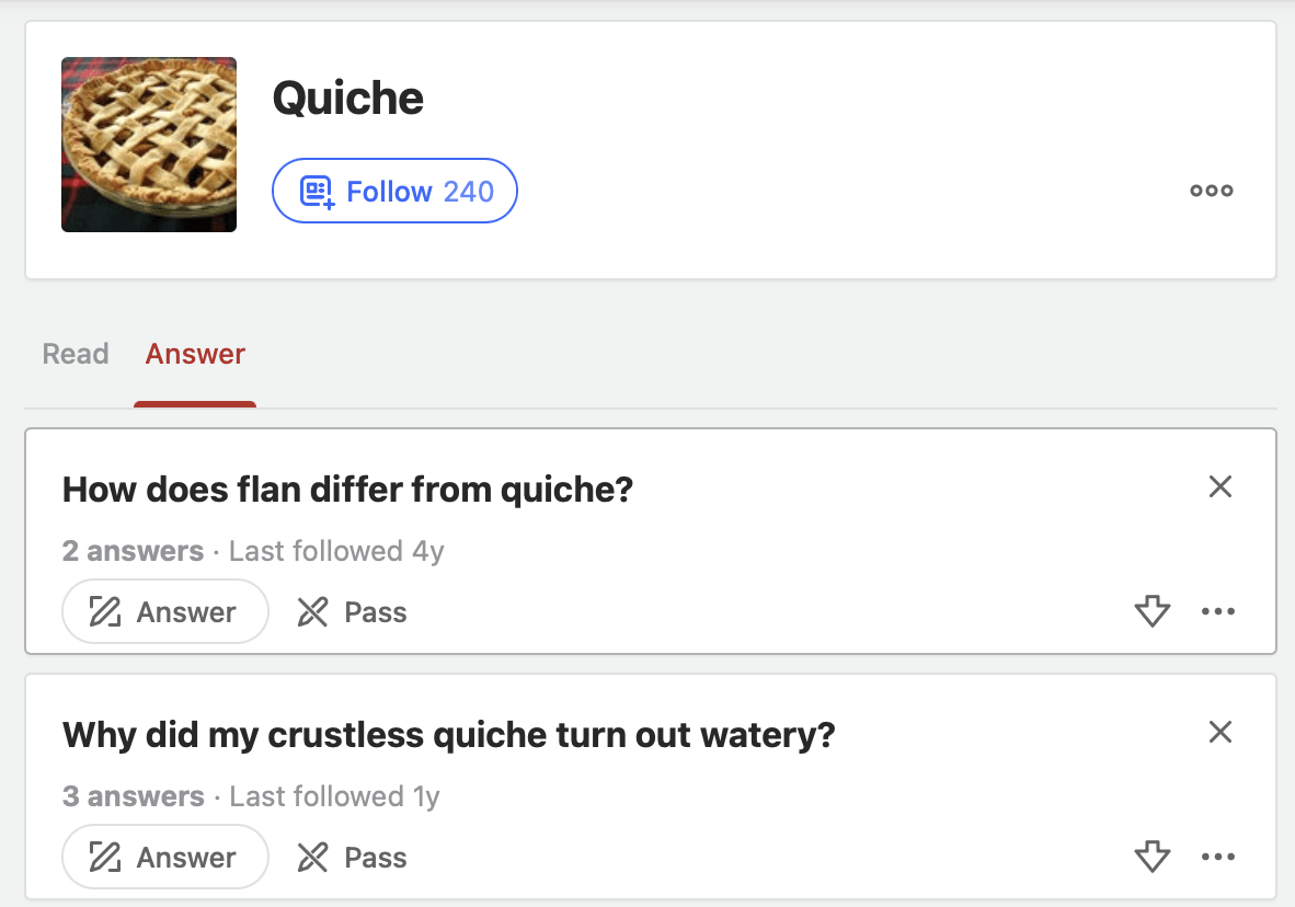 Finding long-tail keywords on Quora