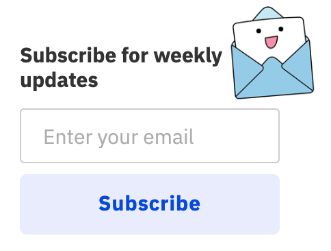 Ahrefs' subscribe box