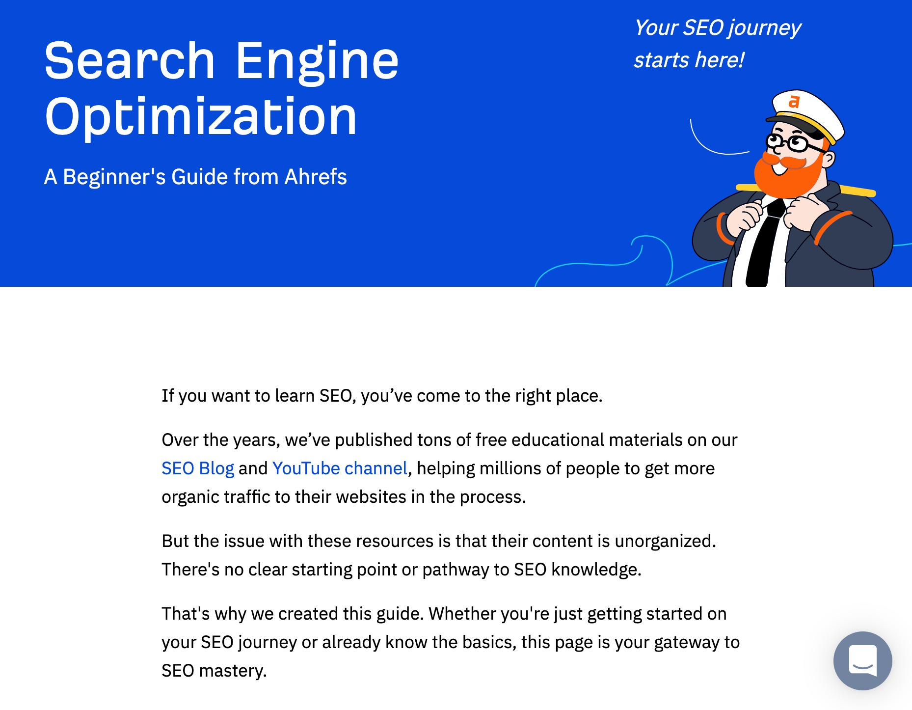 Excerpt of beginner's guide to SEO by Ahrefs