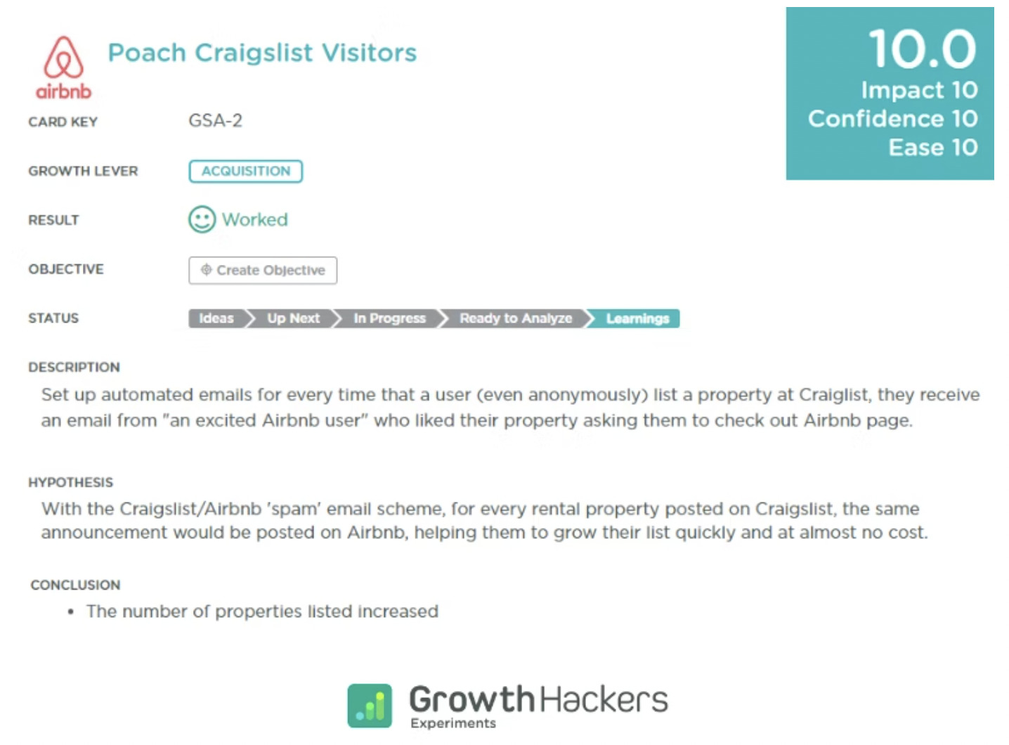 Airbnb growth hacking example