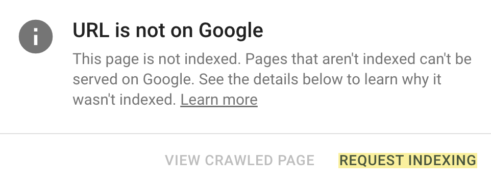 Cómo solicitar indexación en Google Search Console