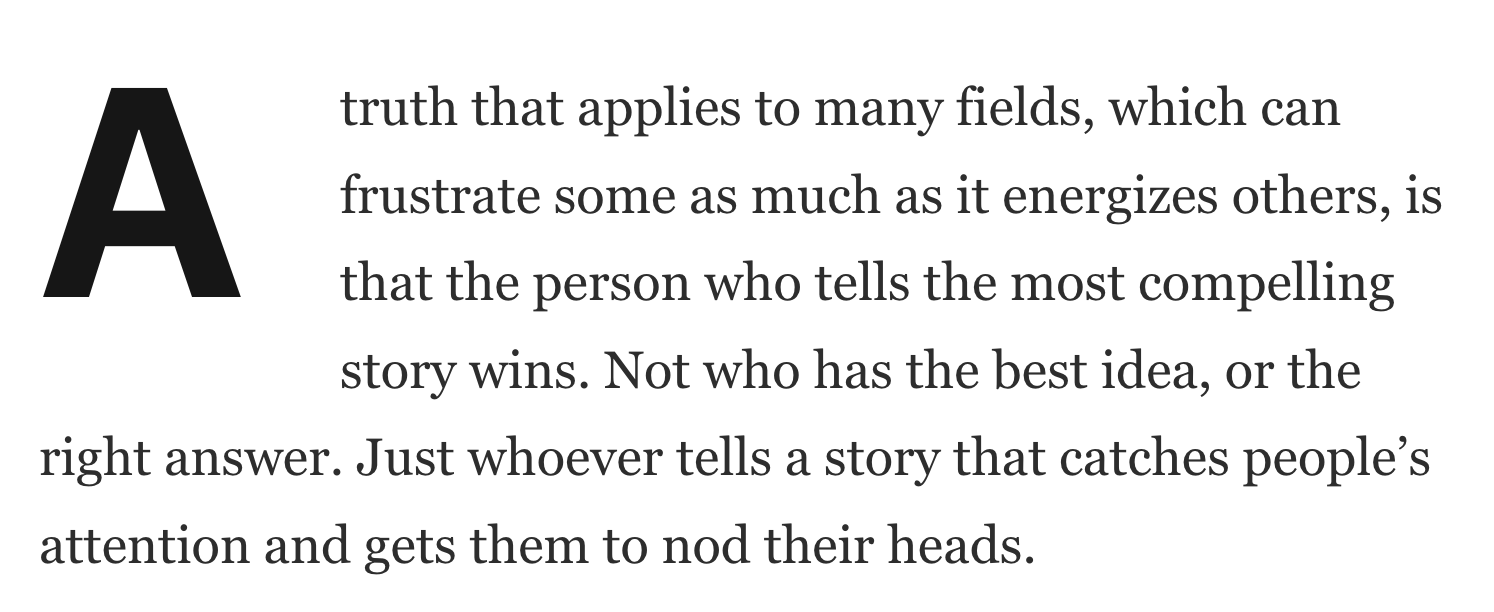 Um exemplo de post de blog escrito por Morgan Housel