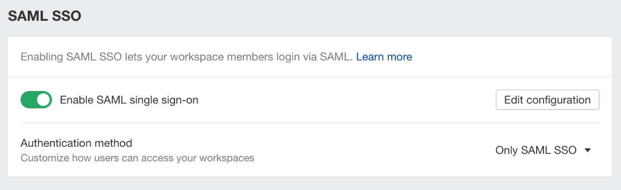 SAML SSO login by Ahrefs