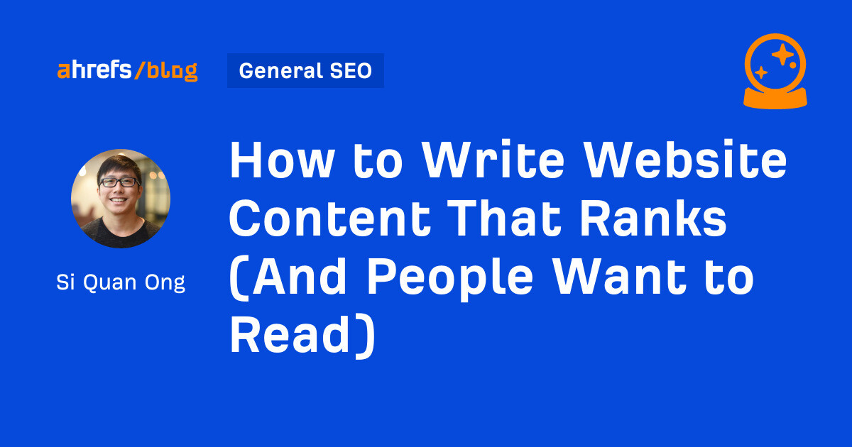 How to Write Website Content That Ranks (And People Want to Read)