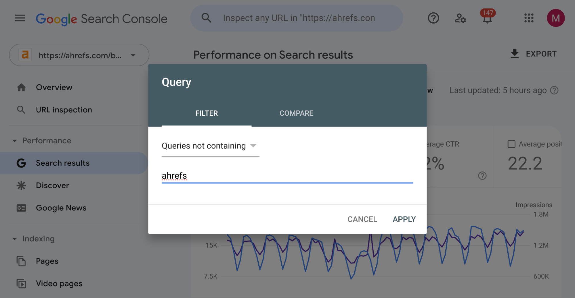 Filtering out branded queries in GSC