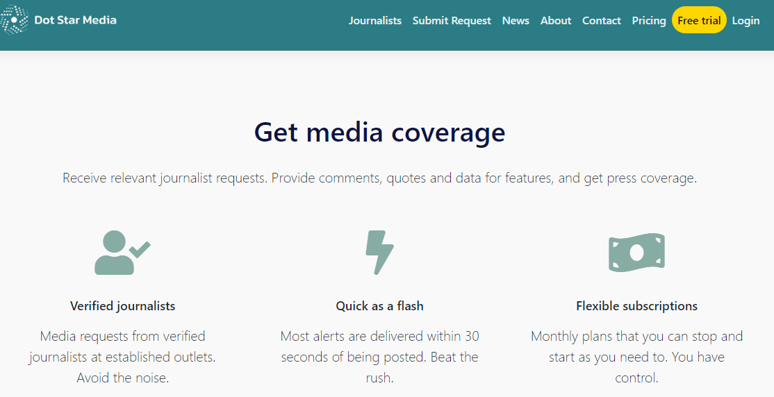 Exemple de plateforme de couverture médiatique