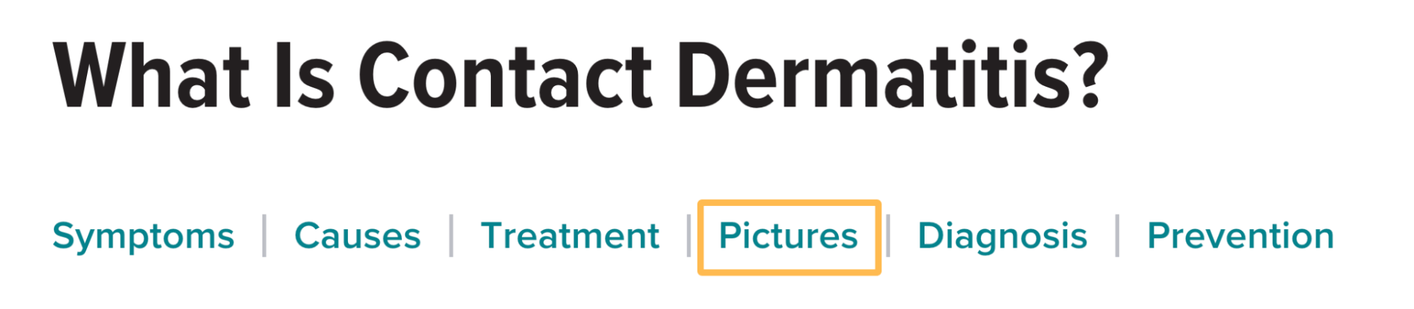"Contact dermatitis" sections
