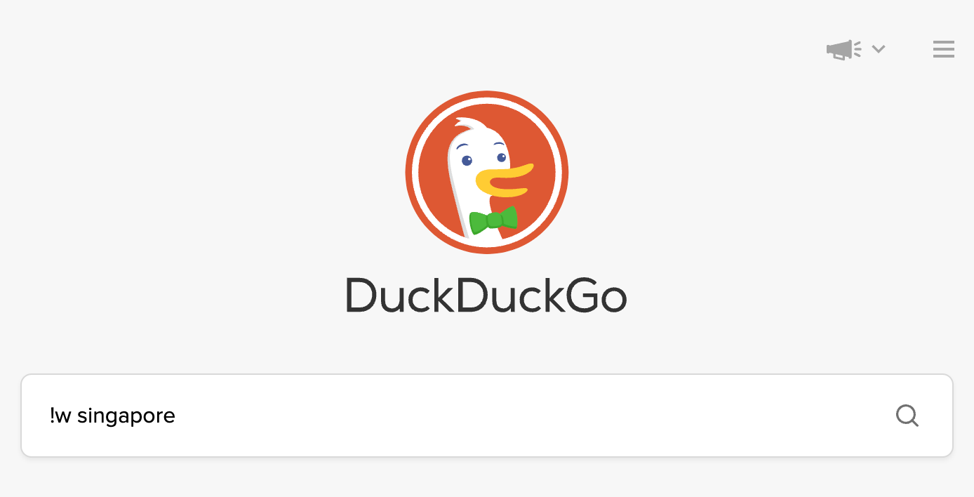 DuckDuckGo's "Bangs" feature