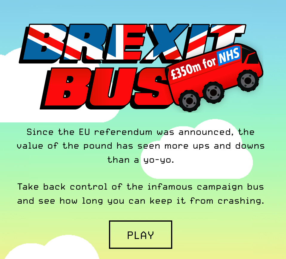 Brexit bus game
