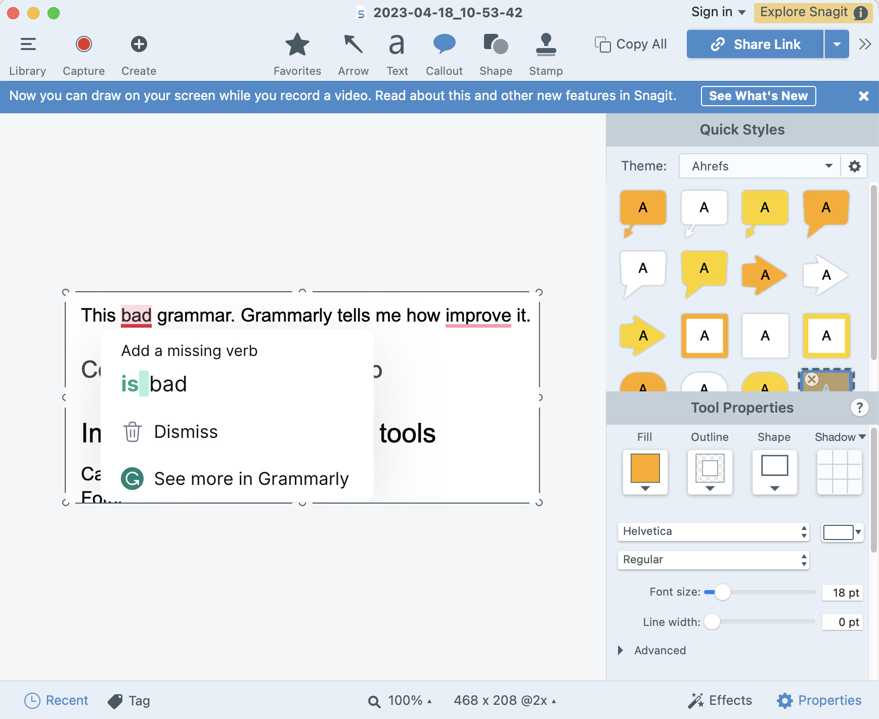 Sna، screen capture software