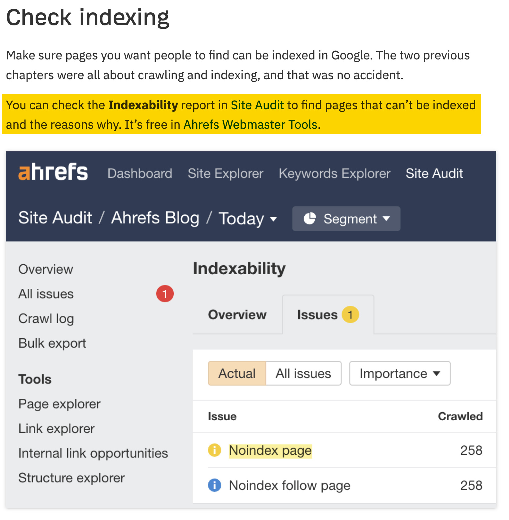 Ahrefs' guide to technical SEO

