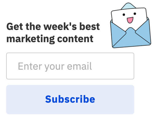 Ahrefs' subscribe box
