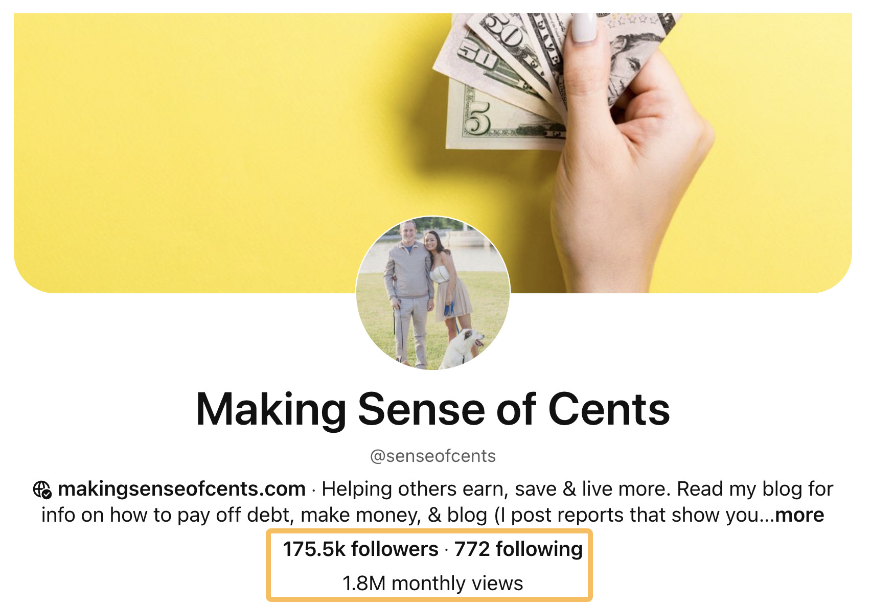 Making Sense of Cents' Pinterest account
