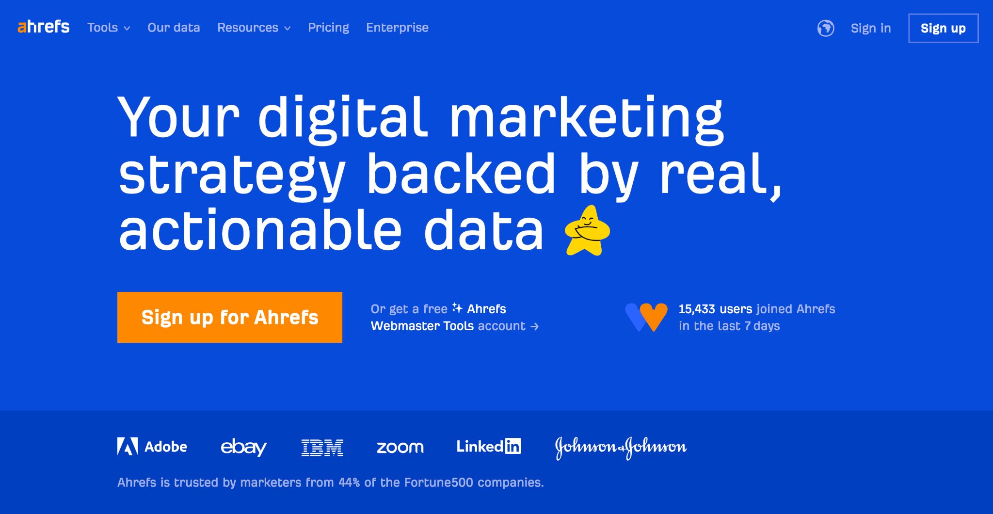 Ahrefs value proposition