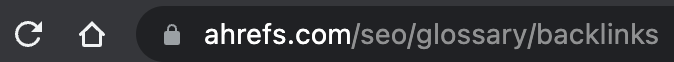 Example of an SEO-friendly URL slug with subfolders
