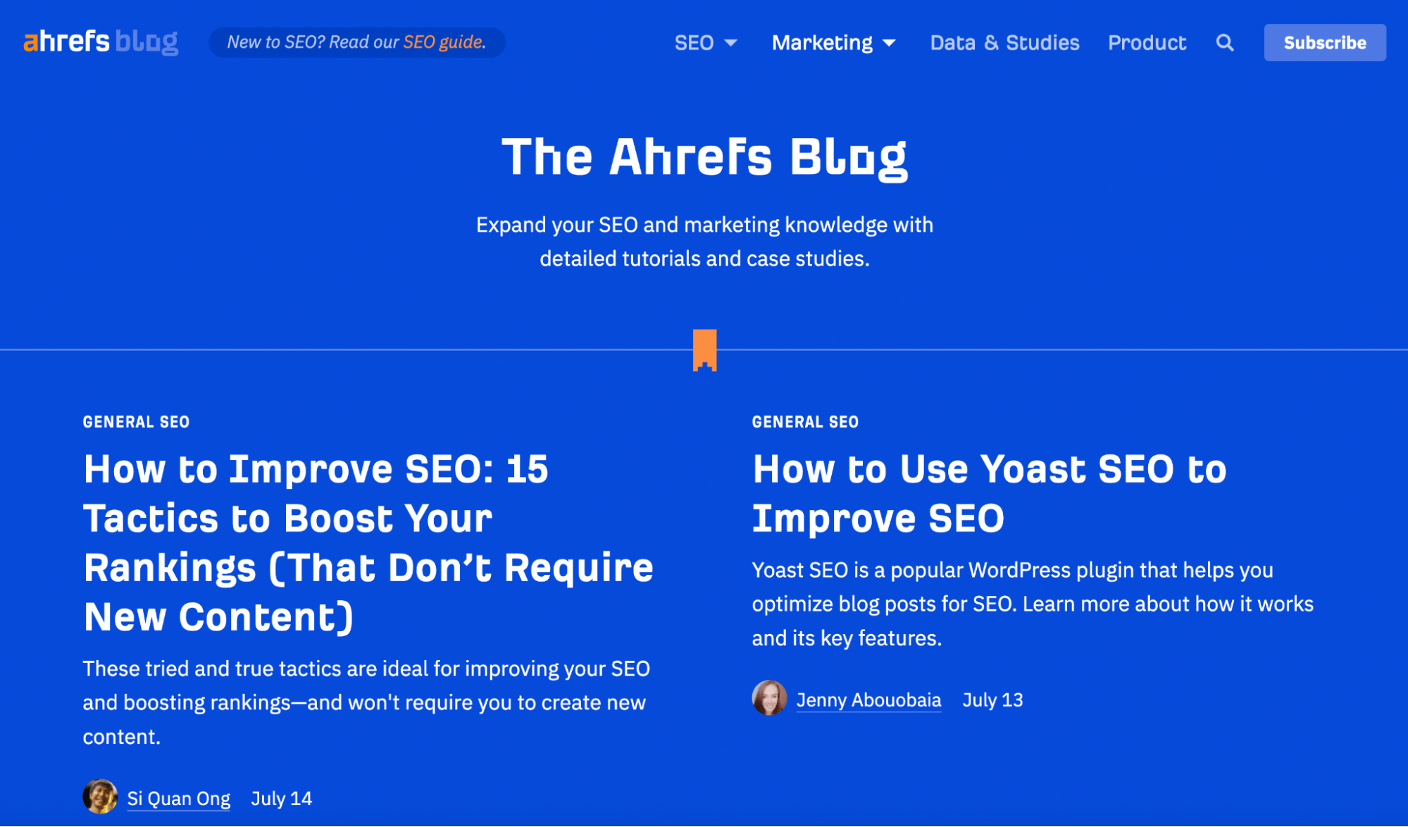 The Ahrefs Blog