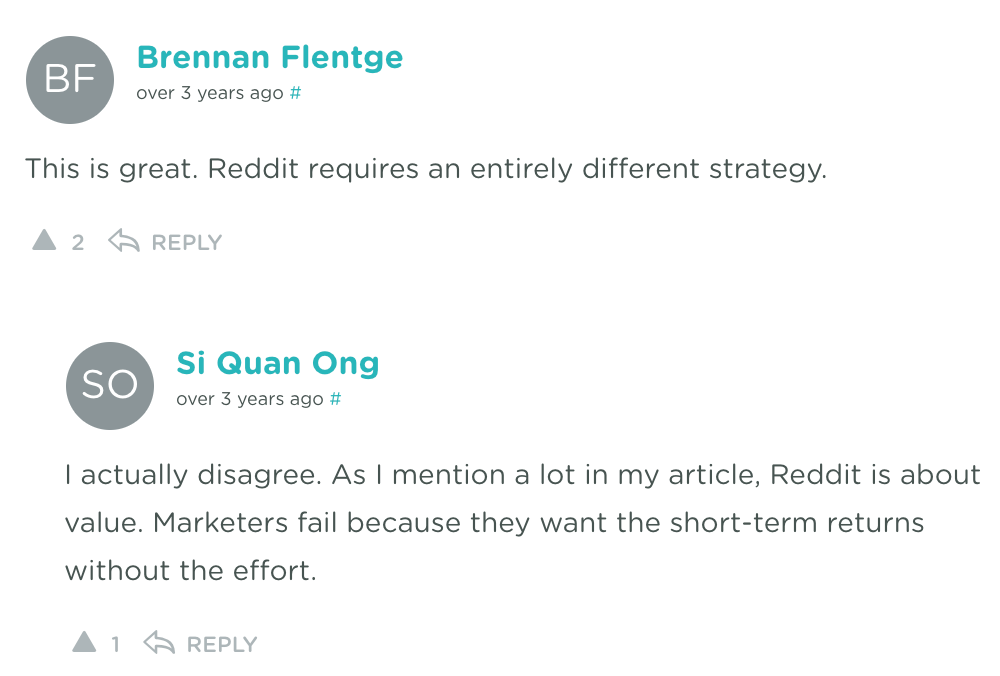 SQ répond aux commentaires après la publication de l'article sur GrowthHackers.
