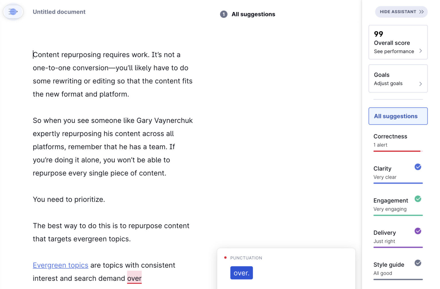 what is content writing meaning