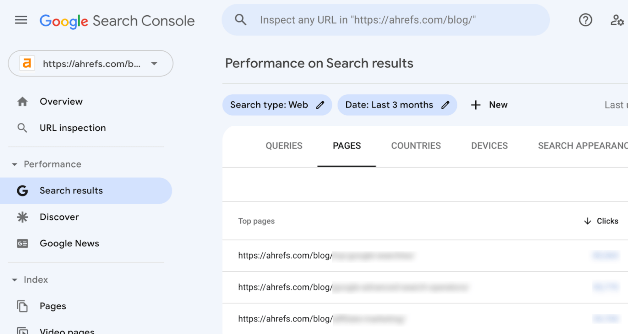 How to find top pages in Google Search Console
