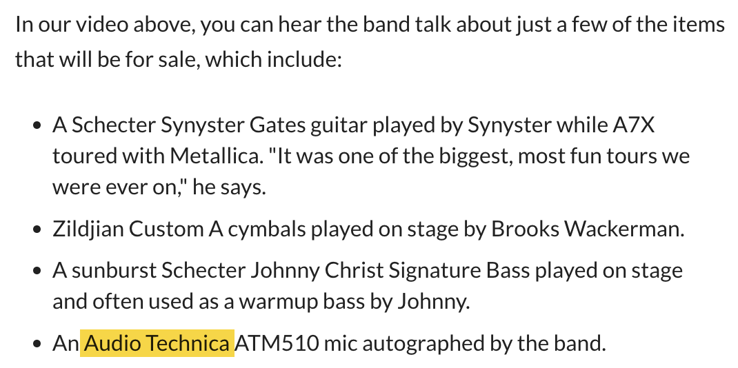 Sebutan yang tidak ditautkan untuk Audio-Technica